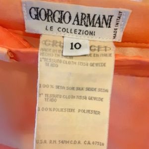 Vintage Giorgio Armani Le Collezione 100% silk skirt made in Italy